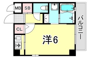 ナッツダムスタジオーネ塚口の物件間取画像